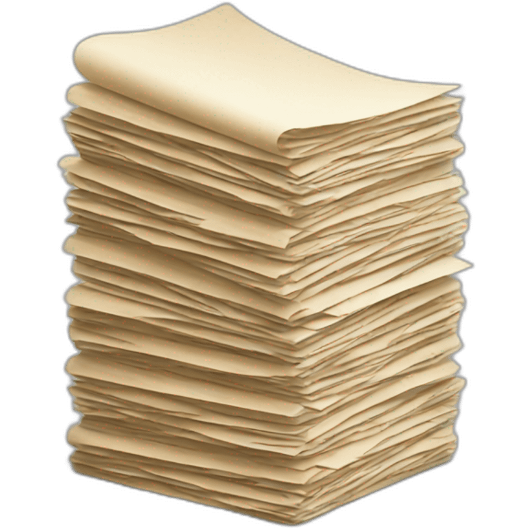 stack of papper emoji