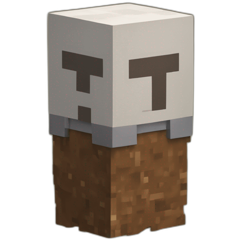 Minecraft-dirt-block emoji