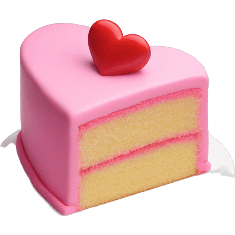 heart pink cake emoji