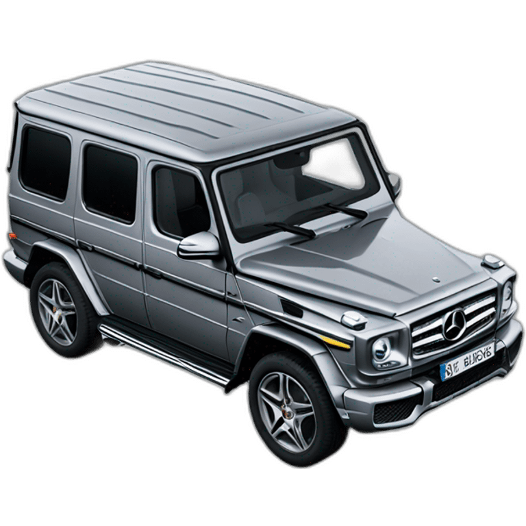 Car Mercedes classe g grey  emoji