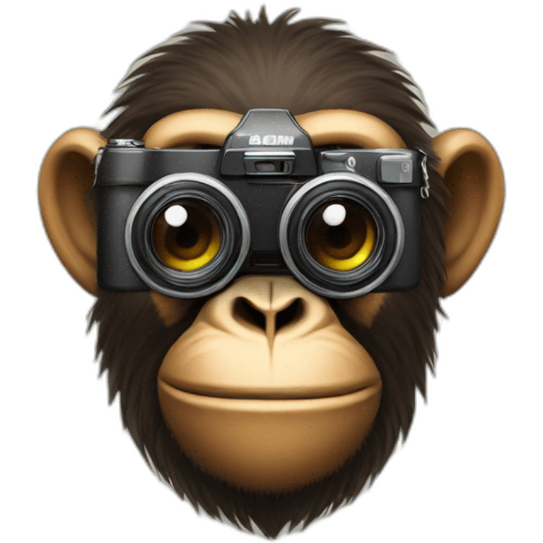 ape with a camera emoji