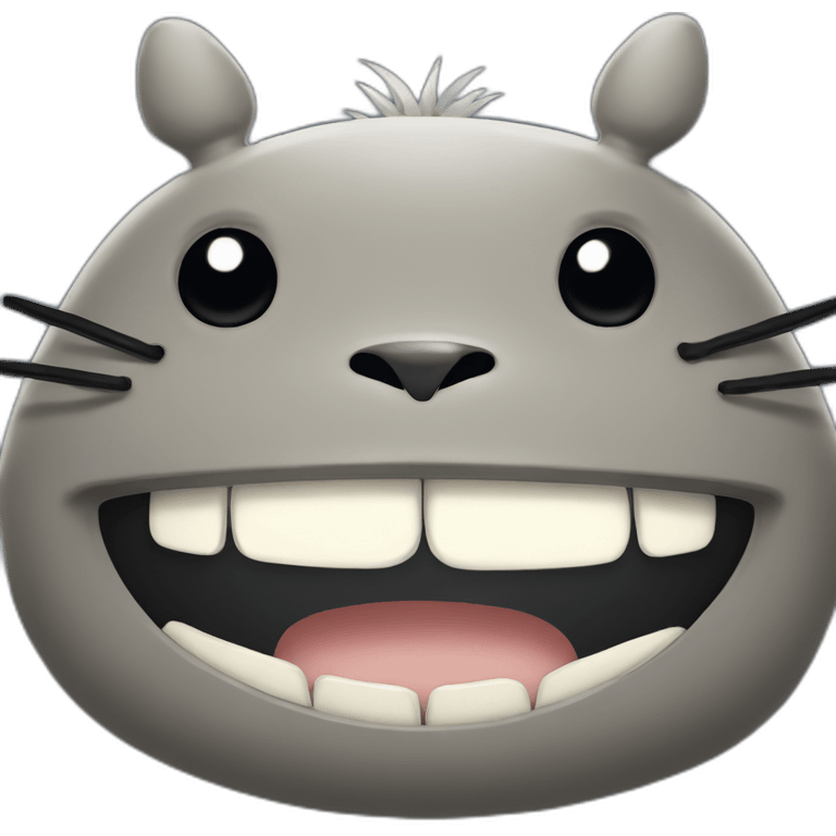 totoro smile emoji