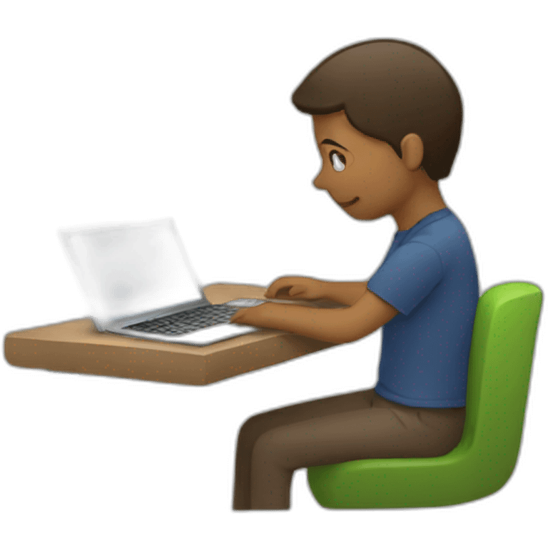 person working on a laptop emoji