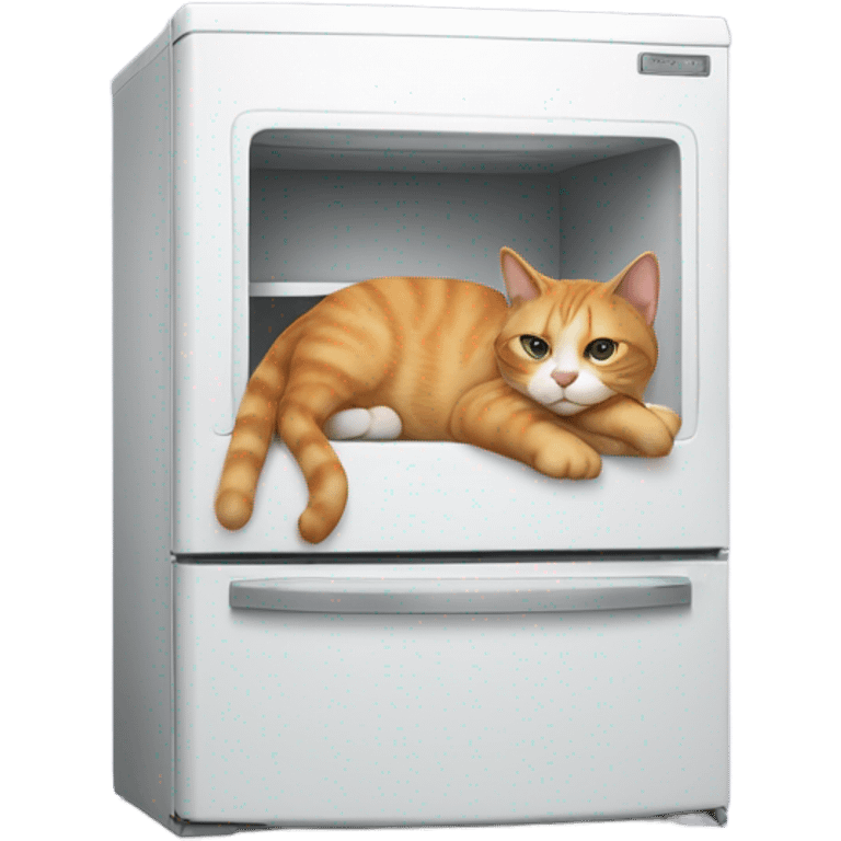 Cat with refrigerator  emoji