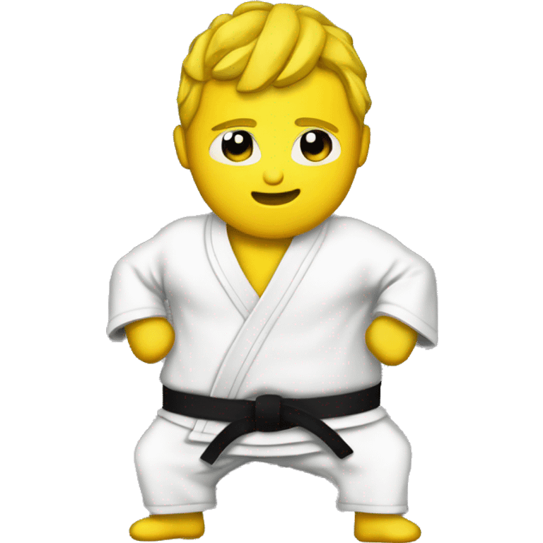 ceinture jaune judo emoji