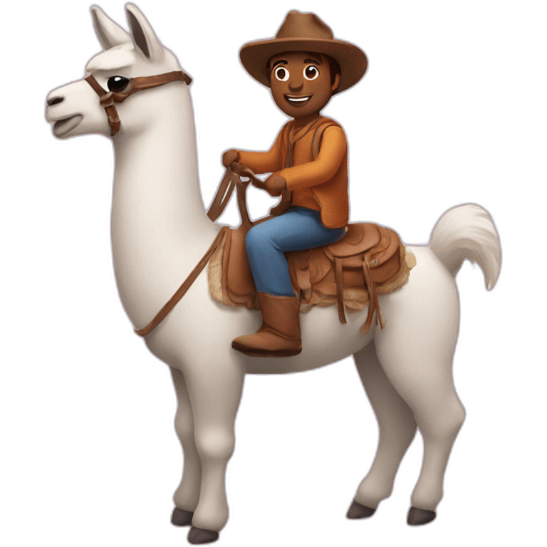 riding a llama emoji