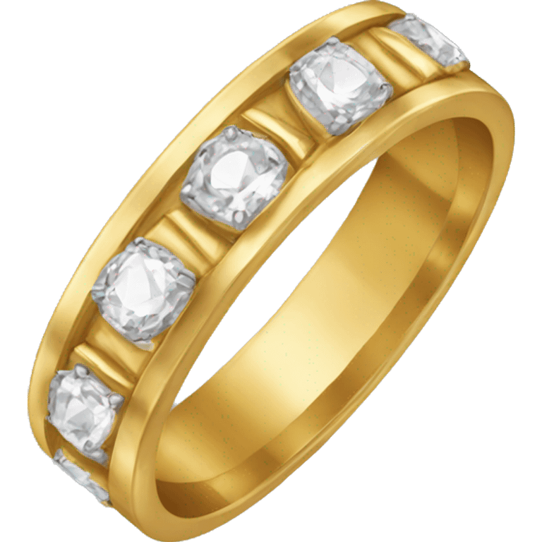 Male wedding ring emoji