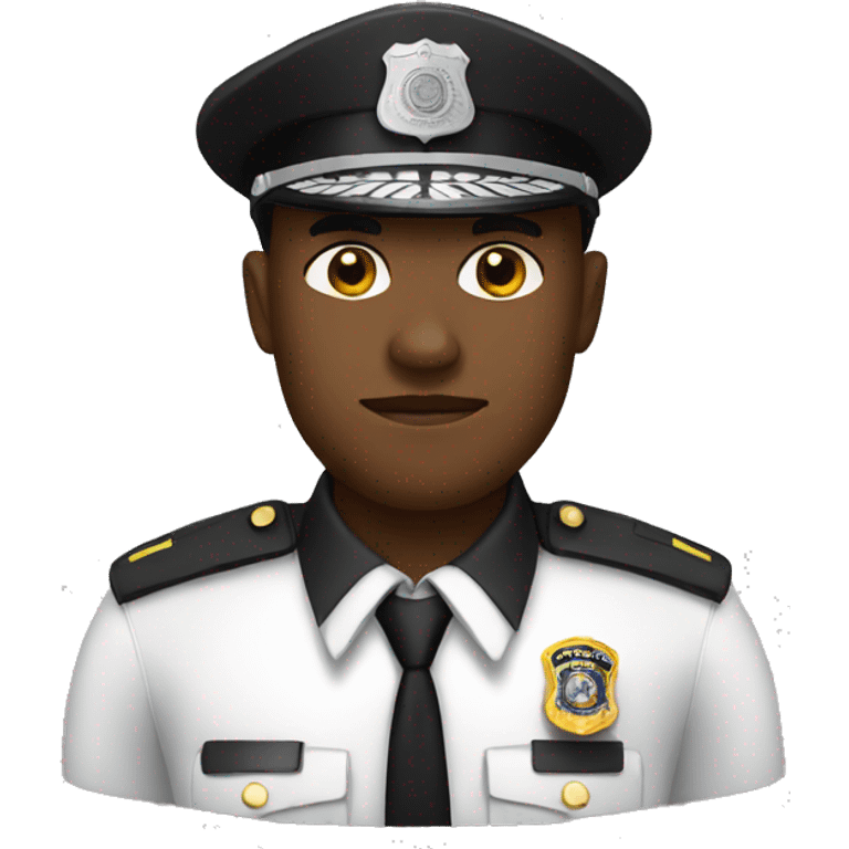 black officer emoji