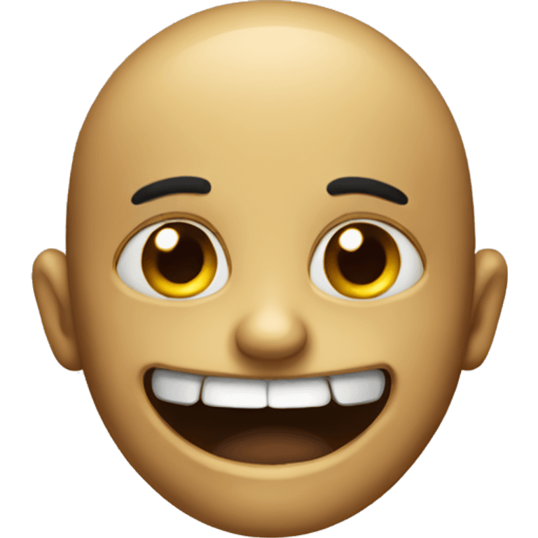 Creepy smiling emoji basic  emoji