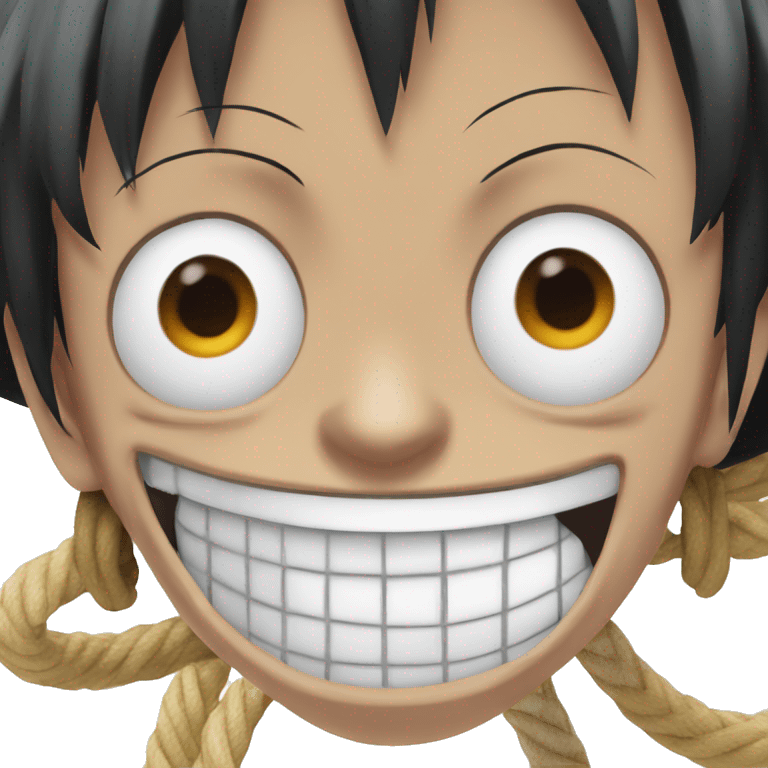 Monkey D Luffy from One Piece  emoji