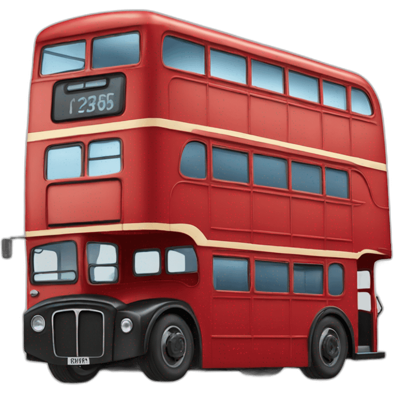 Red Double decker bus emoji