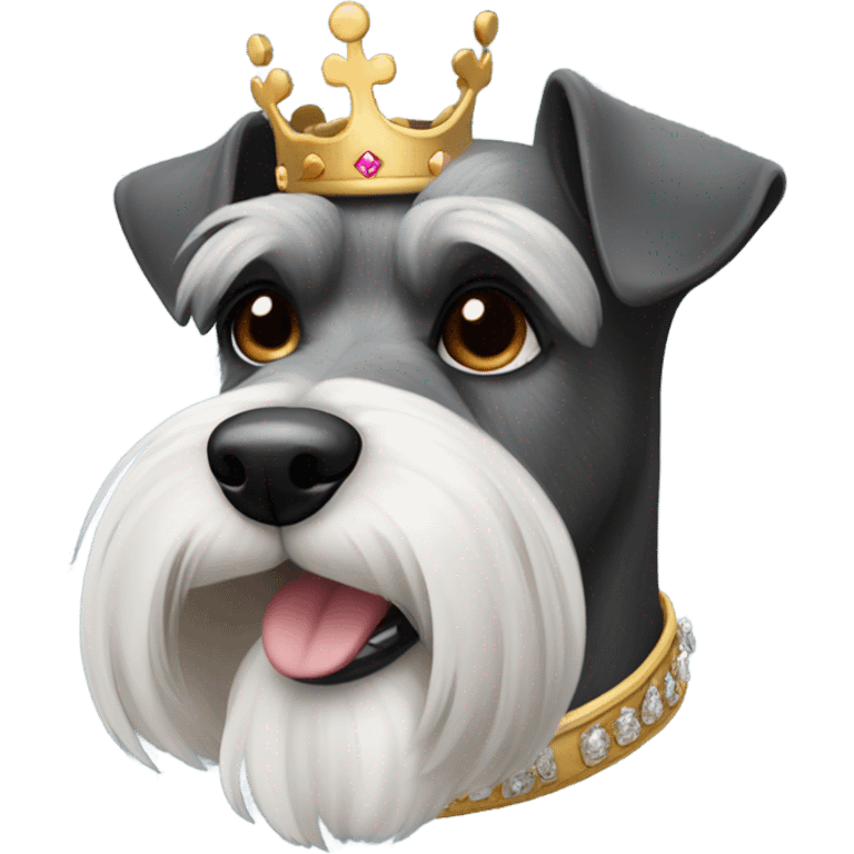 mini schnauzer ￼ royal emoji