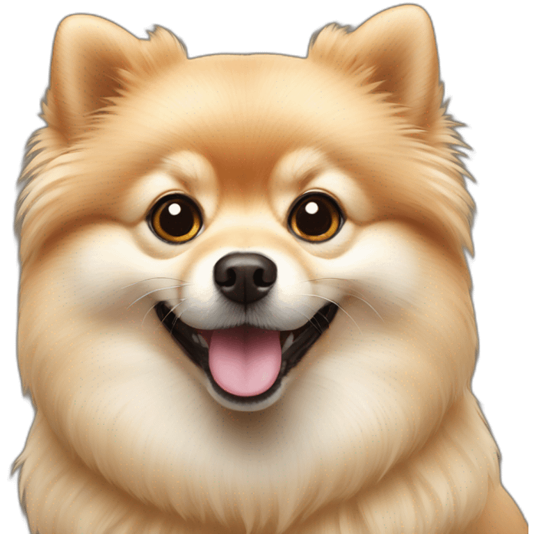 Pomeranian dog emoji