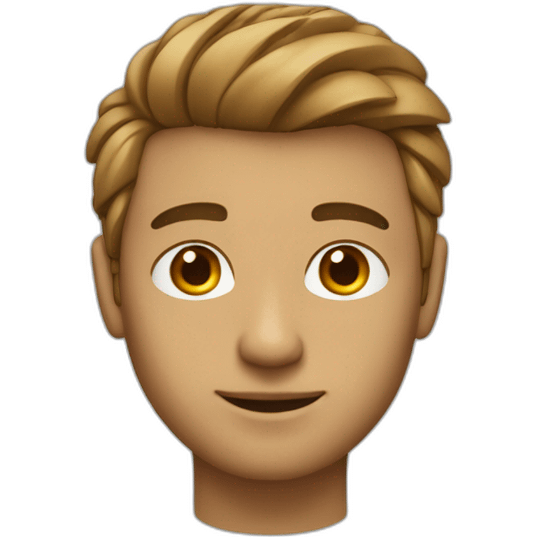 programmer is of wheatish complexion, neither tall nor short, with somewhat soft hair. When styled, their hair tends to be somewhat thick on the top and relatively thin on the sides. emoji