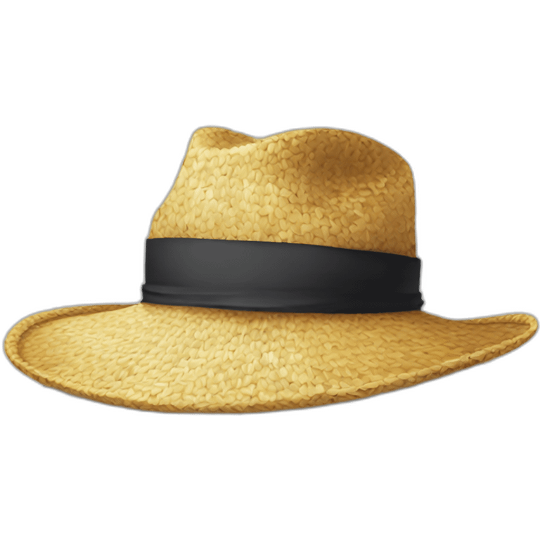 Straw hat from the One Piece anime emoji