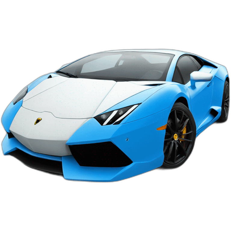 Blue lamborghini emoji