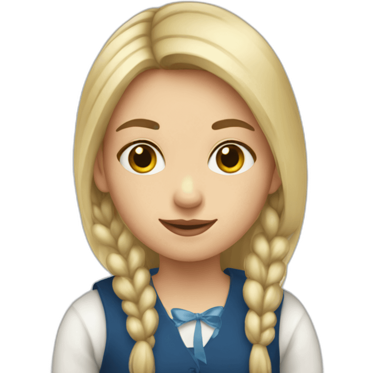 Estonian girl emoji