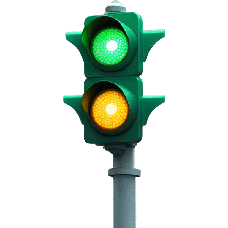 futuristic traffic light emoji