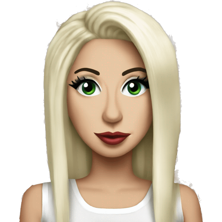 Poker face lady gaga emoji