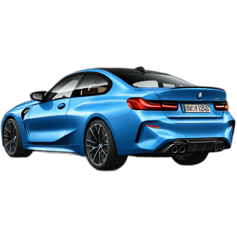 blue bmw g80 m3 emoji