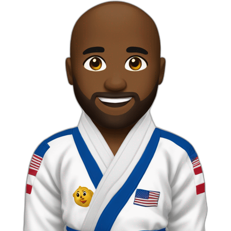 Teddy Riner en judogi emoji