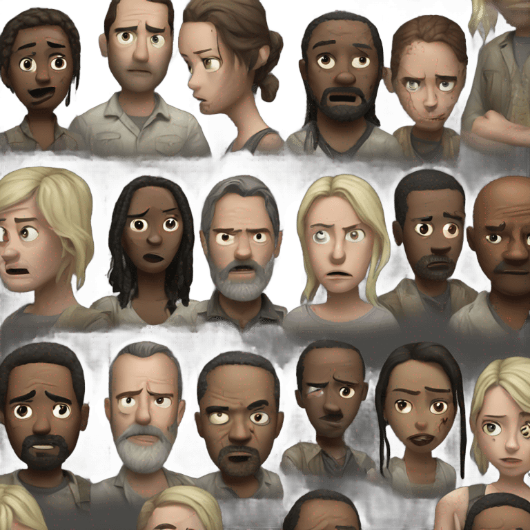 the walking dead emoji