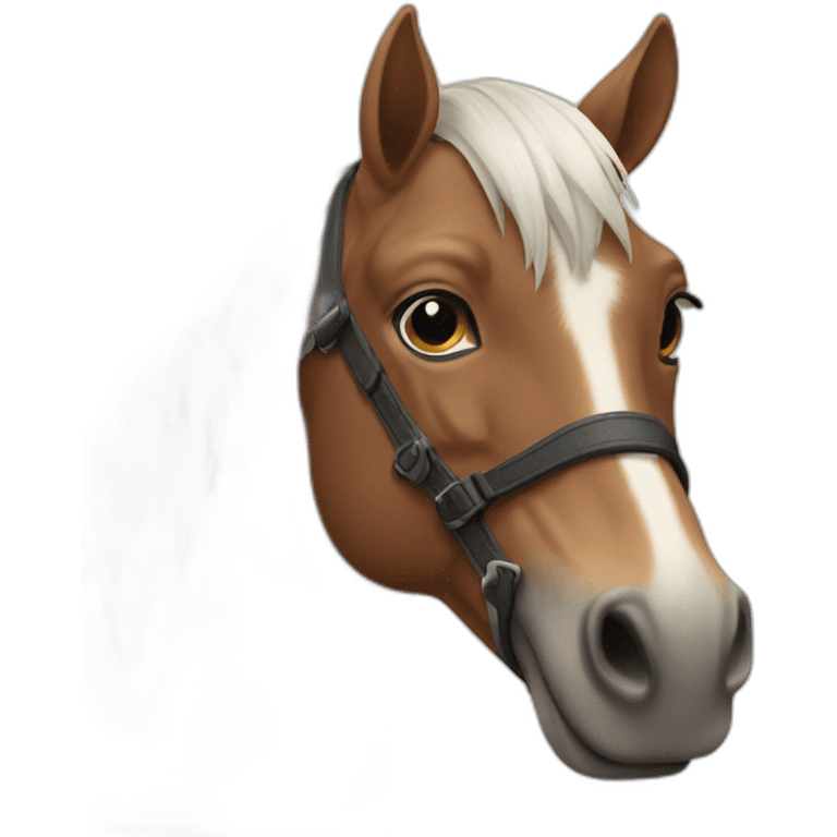 Hoefijzer paard emoji