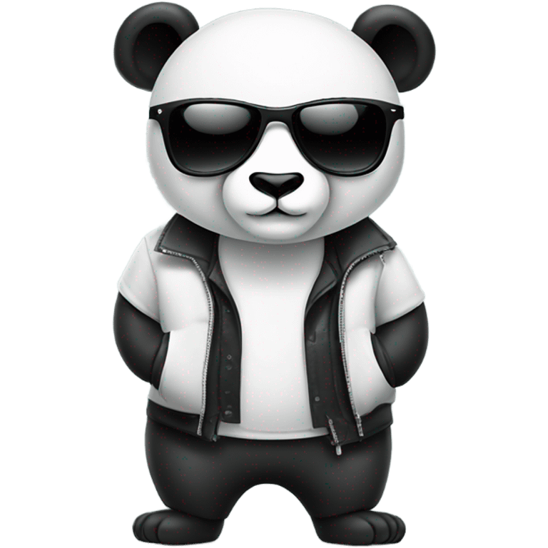 Panda with sunglasses  emoji