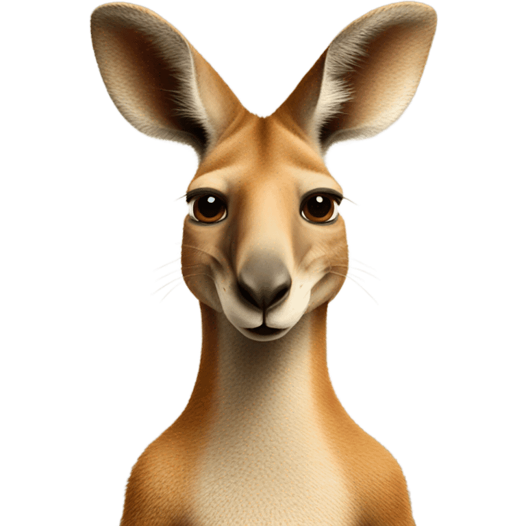 kangaroo with a top on emoji