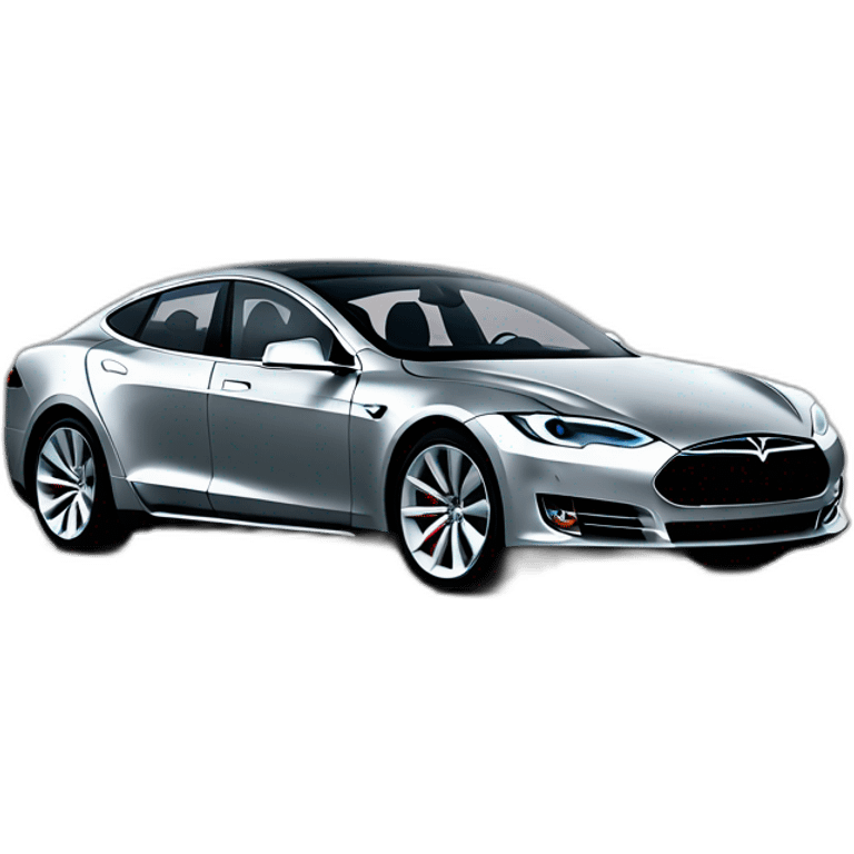 Tesla model S emoji