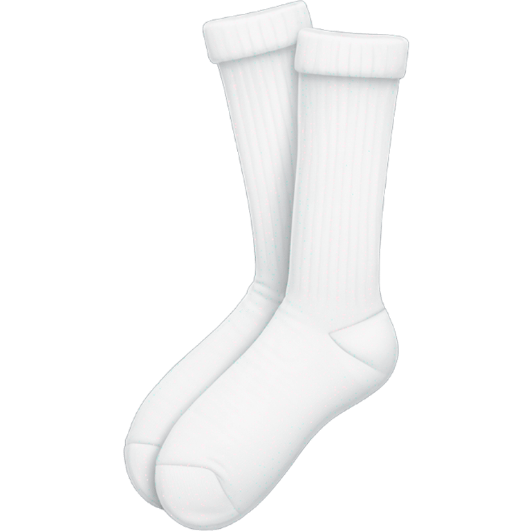 White tube socks emoji