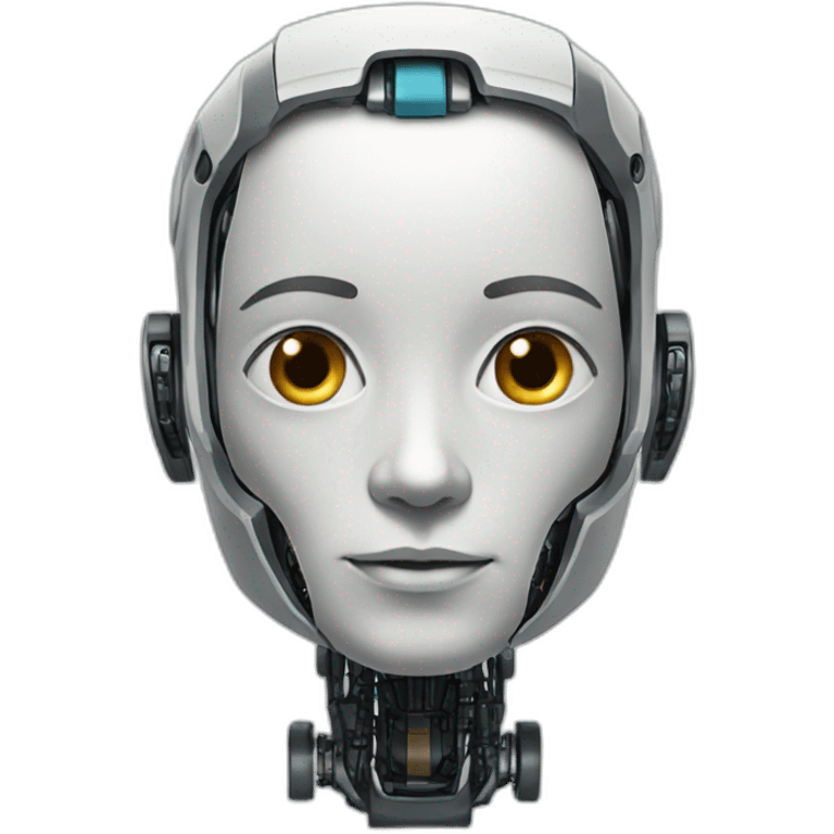 A full form humanoid robot emoji