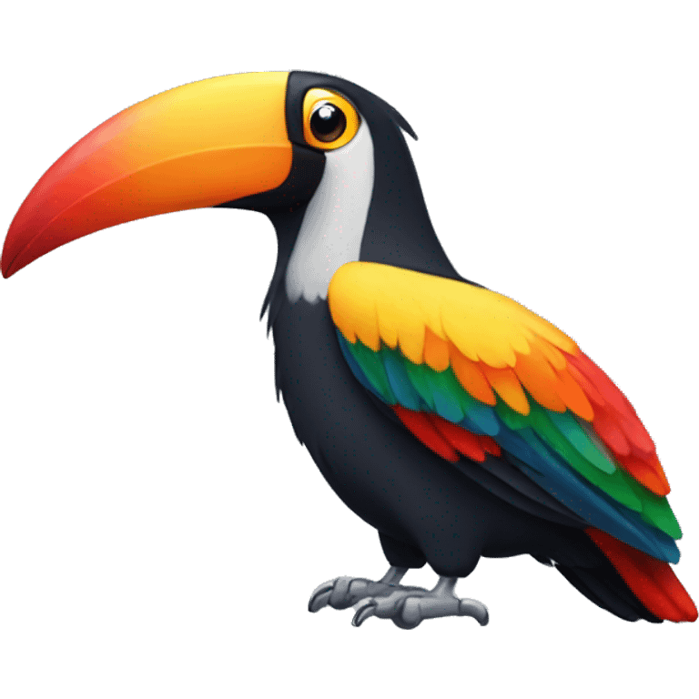 Tucan de muchos colores  emoji