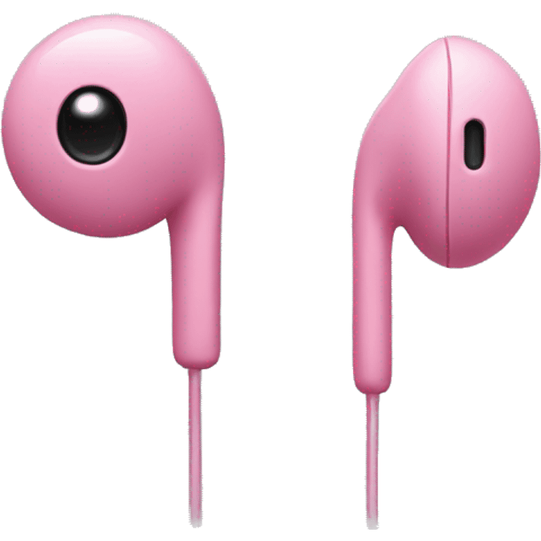 Pink EarPods emoji