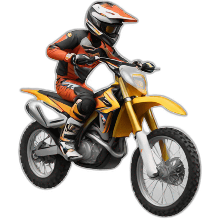 Moto cross emoji