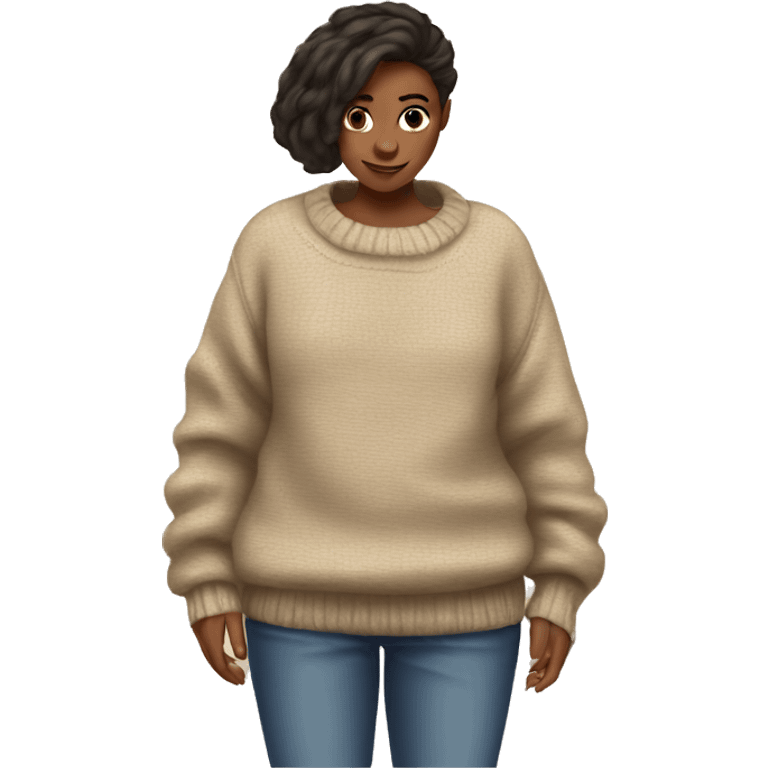 Comfy baggy sweater  emoji