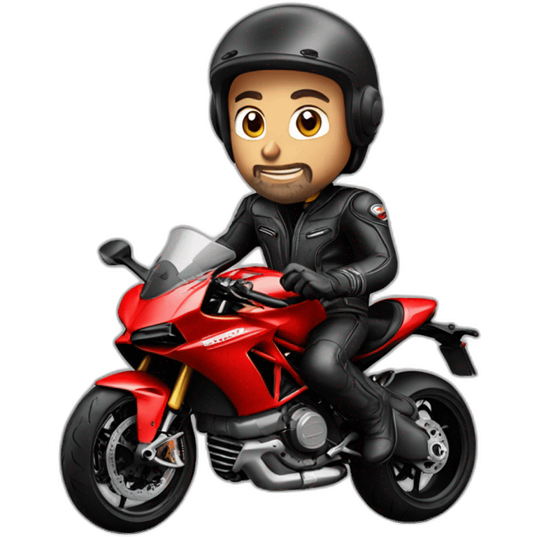 Ducati biker emoji