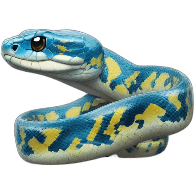 blue mountains diamond python emoji