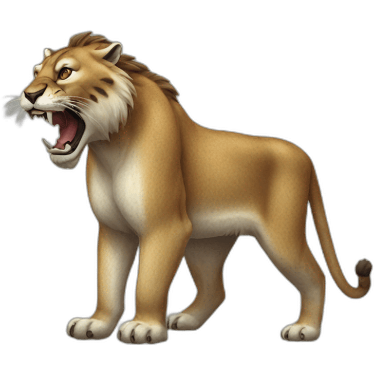 Smilodon artwork emoji