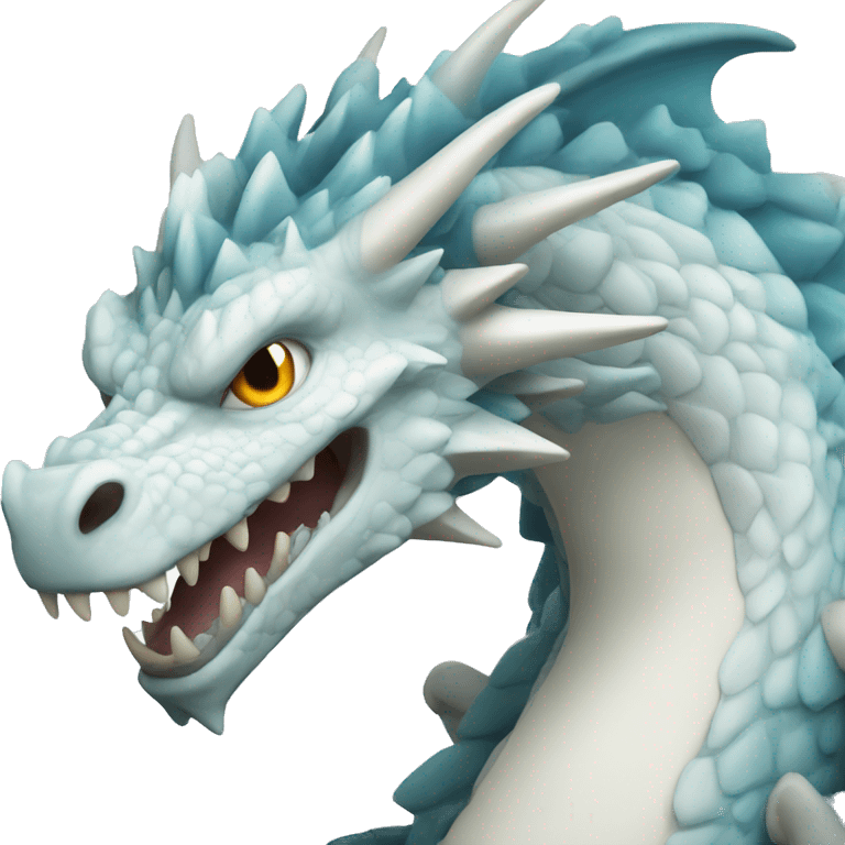 Dragón blanco  emoji