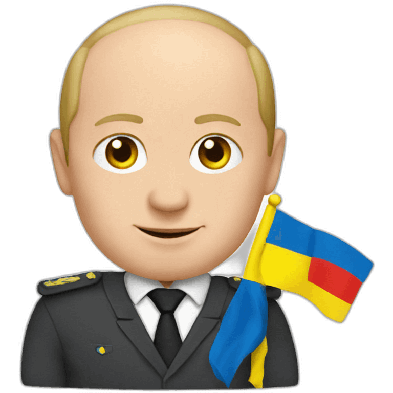 putin-with-ukraine-flag emoji