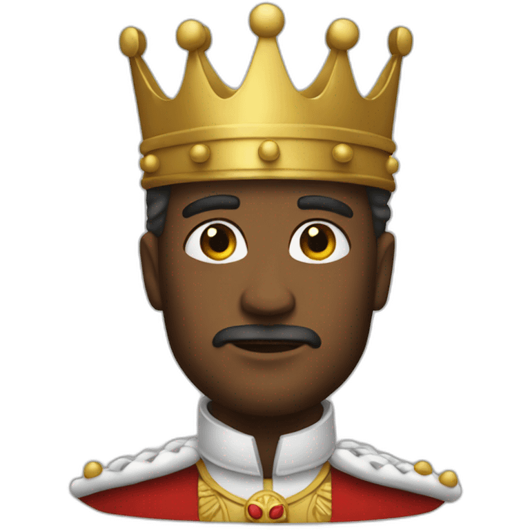 King whit man emoji