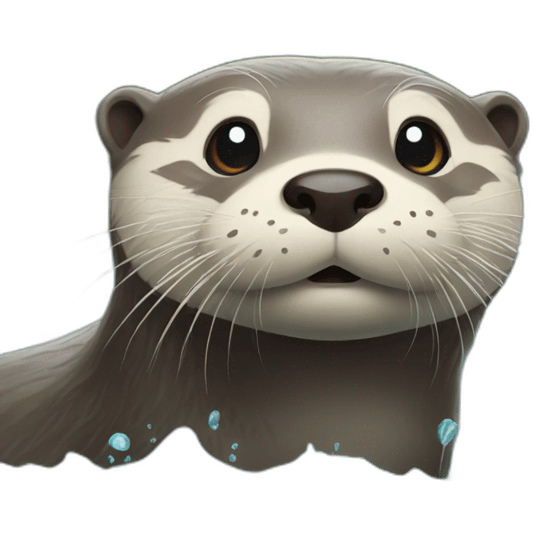 otter in water emoji