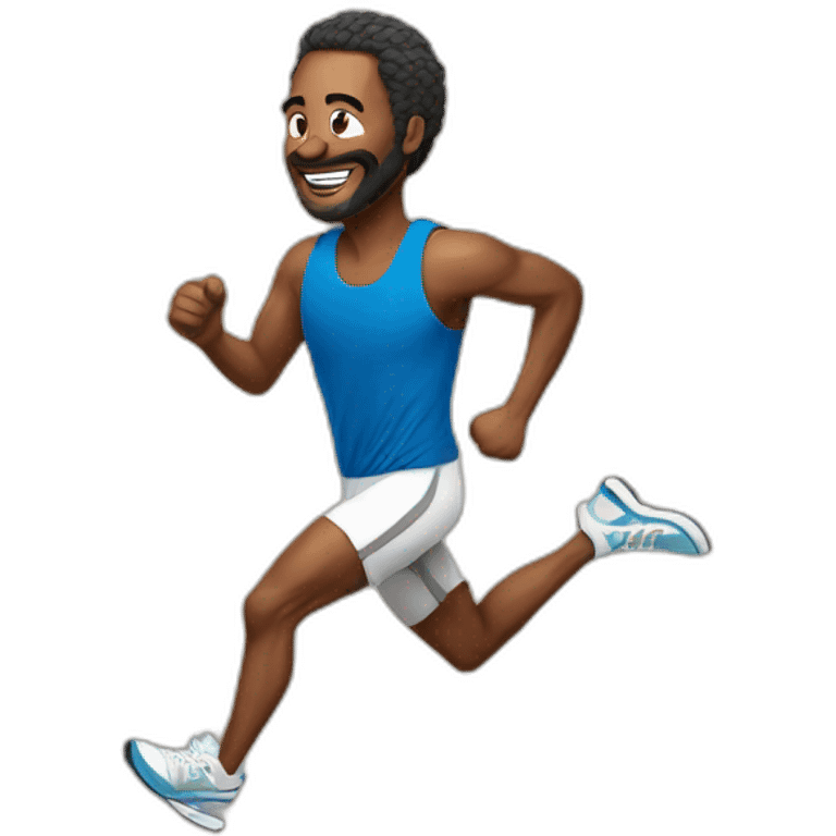 René runs marathon emoji