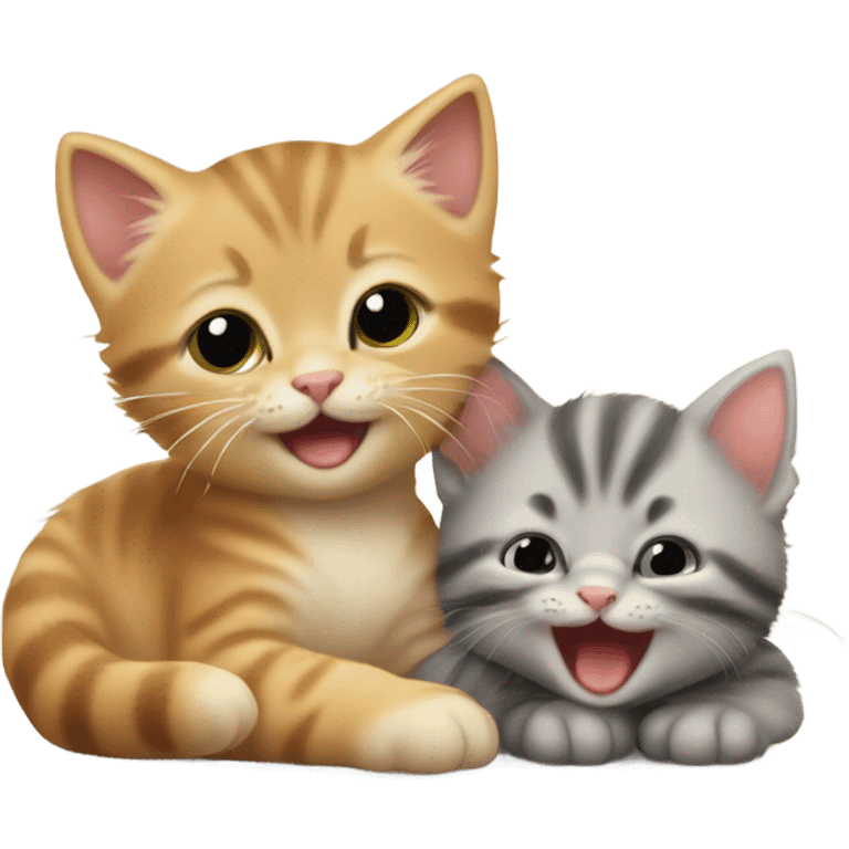 Cat and baby emoji