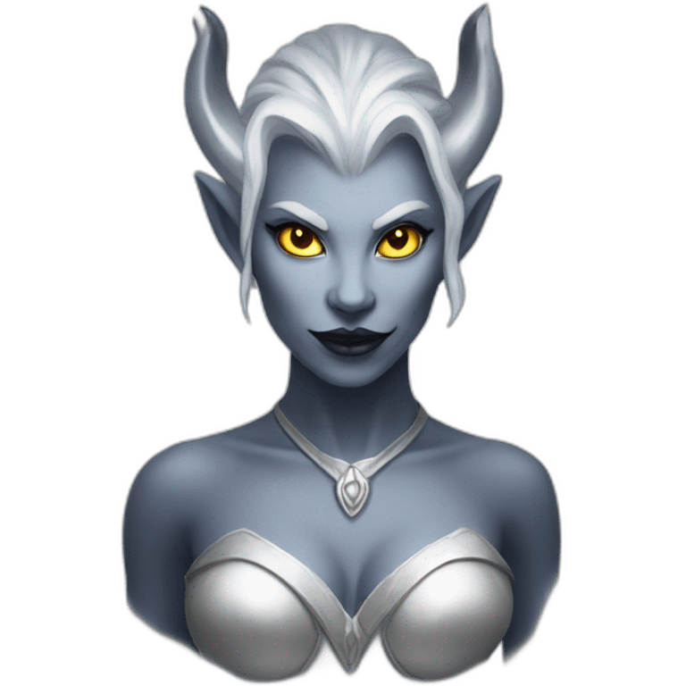 Silver demoness  emoji