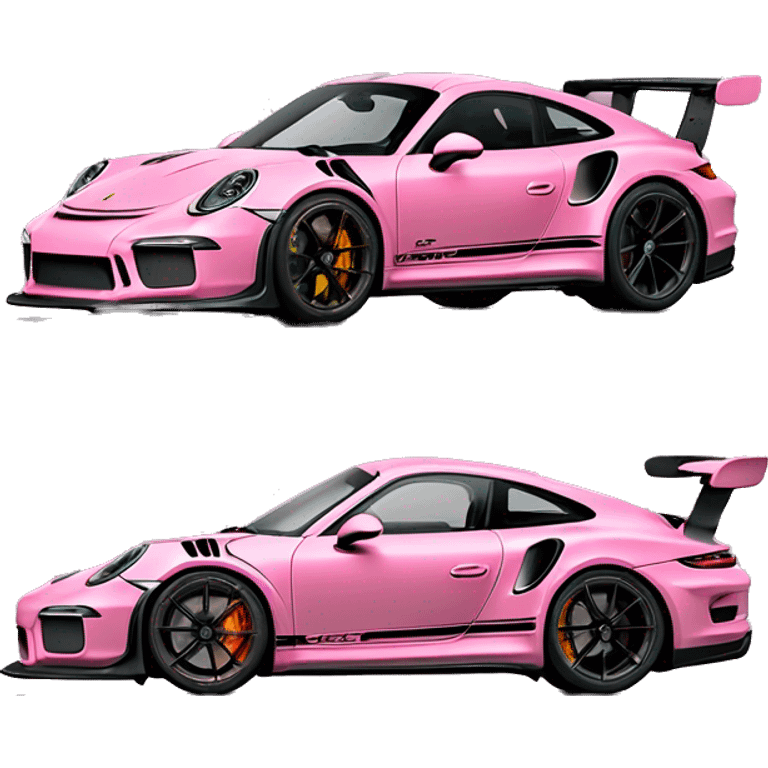 Porche 911 GT3rs pink emoji