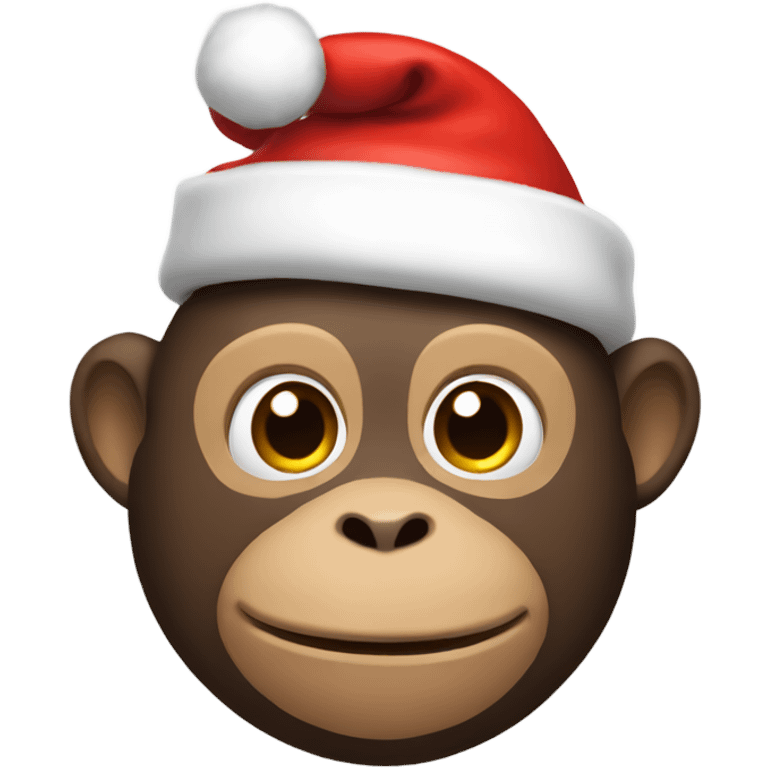 Monkey Santa  emoji