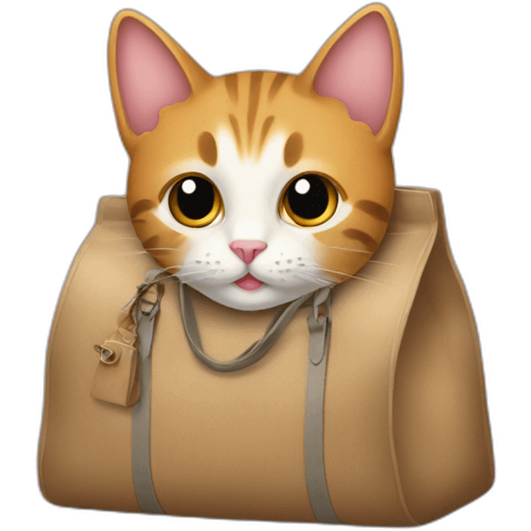 cat with a bag emoji