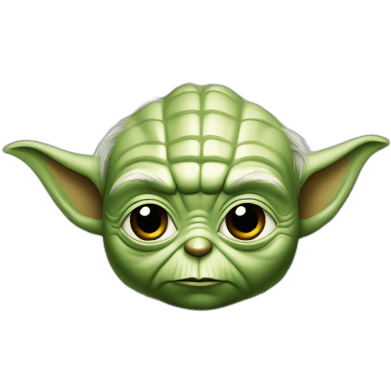 Yoda con cara de decepcion emoji